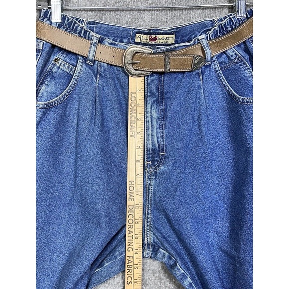 Vintage Gloria Vanderbilt Signature Label Loose Fit Mom Jeans Women Sz 18W Short - Picture 10 of 12